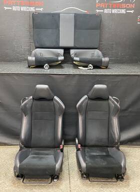 64100ca010 Subaru 13-20 Brz Front Power And Rear Leather Cloth Seat Black Trim M20