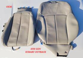 Aa921800 Subaru Genuine Outback Front Seat Cover Ivory Vinyl Oem Upholstery Skin