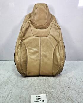 1013087-01-b Tesla 12-16 Oem S Front Right Passenger Seat Upper Cushion Leather Beige Note