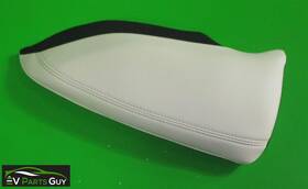 1115011-00-a Tesla Model S 2016-2021 2nd Row Seat Bolster- White- Left Driver -