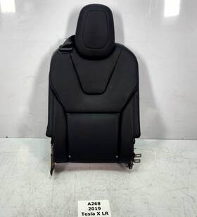 1119100-00-b Tesla 2016-2020 Model X Rear Right Passenger 3rd Row Seat Upper Cushion Black