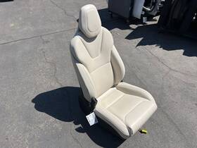1454066-00-a Tesla 2016-2020 Model S Ms Front Driver Side Seat Leather Left Lh Assembly Oem