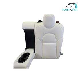 1455035-00-c Tesla Model 3 Rear Left White Leather Rest Cushion 2017-2023 Oem