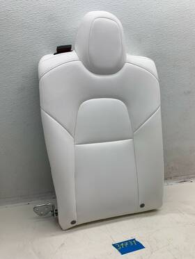 1455036-00-b Tesla 2017-2023 Model 3 Rear Right 2nd Row Seat Upper Seatback Cushion White Rh