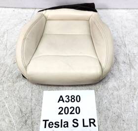1494916-00-a Tesla 16-20 Oem Model S Front Left Driver Side Seat Lower Cushion White