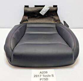 1495845-00-a Tesla 2016-2020 Model S Front Right Passenger Side Seat Lower Cushion Black