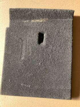 1608692-lv-d Tesla Model Y 3nd Row Seat Right Back Cover Backpanel -