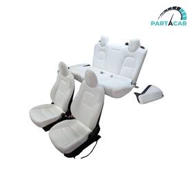 303004 Tesla 2021-2023 Model 3 M3 Front Rear Seat Complete Set White Oem Has Defects