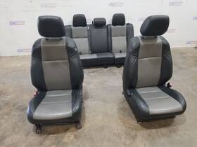 200.to1318 Toyota 18 2018 Tacoma Sr5 Complete Katzkin Seat Set Gray And Black Leather