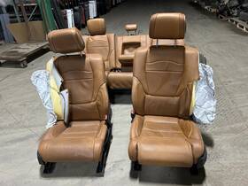 202-12222al Toyota 2024 Tundra Brown Leather Driver Left Side Front Seat Trim Ld47