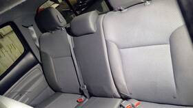 215.to1814 Toyota 05-15 Tacoma Rear Back Seat Gray Cloth Crew Cab