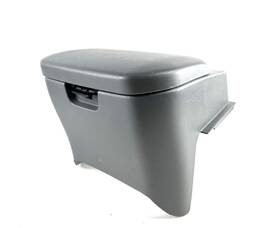 58915-04010 Toyota 2009-2015 Tacoma Access Cab Rear Seat Center Console Gray Oem