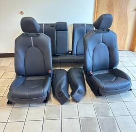 7101306530 Toyota Camry Xse 2019 Seat Leather Set Front And Rear Seats Black Oem 18k Miles