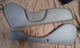 71811-04010 Toyota 95-00 Tacoma Rh Passenger Seat Plastic Side Covers Tan Oak Brown Trim