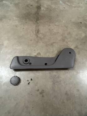 71812-89112 Toyota 1990-1995 4runner Lh Left Driver Front Seat Plastic Cover Trim Oem Gray