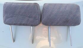71940-35230 Toyota 1996-2002 4runner Rear Headrests Cloth Oem Blue Grey 2nd Row