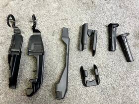 72132-42060 Toyota 16-22 Prius Front Left Lh Side Seat Rail Bracket Cover Trim Panel Set Oem