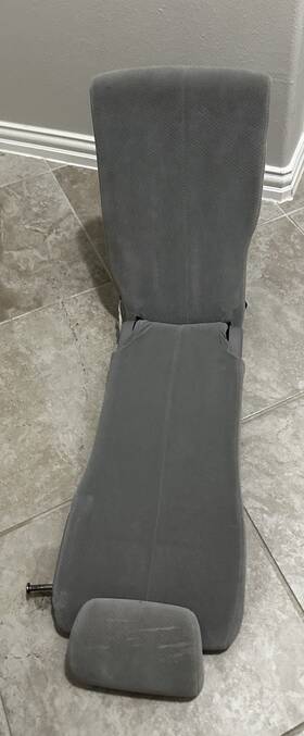79013-08060-b1 Toyota 2018 Sienna Jump Seat 2nd Row Middle Center Cloth Gray