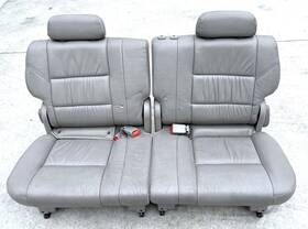 79021-0c050-b0 Toyota 05-07 Sequoia 3rd Row Rear Passenger And Driver Gray Seat Leather