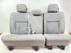 71430-04480-b0 Toyota Trucks Fits 2010 - 2015 Tacoma Double Cab Rear Seat Assembly Gray Cloth