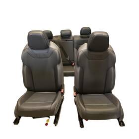 202-13231b Volkswagen 2024 Vw Id.4 Front And Rear Seat Set Black/grey Leather Zy Factory Oem Replacement
