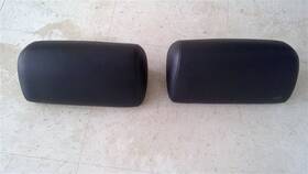 206.vw1b10 Volkswagen 2010 10 Beetle Set Of 2 Headrests Black Leather 76069