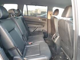 215.vw1321 Volkswagen Atlas 2021 Rear Seat Black Leatherette Left Center 1455104