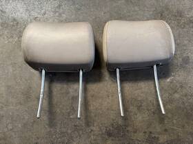 25r-0287009 Volkswagen Vw Passat B3 B4 Pair Left And Right Seat Headrest Leather Head Rest Oem