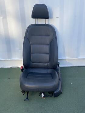 5c6881775an Volkswagen 2011-2014 Vw Jetta Front Left Driver Side Seat Leather Tan Oem