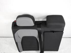 5h0-885-806-af-aqb Volkswagen 2022 Gti Rear Passenger Upper Back Seat Cushion Black/grey Leather