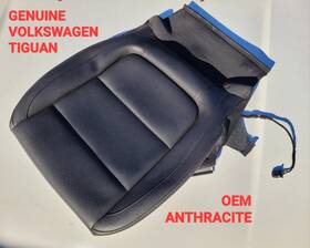 5no881406bg Volkswagen Genuine Tiguan Front Bottom Seat Cover Anthracite Vinyl Upholster Oem