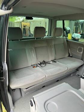 7d0.885.405 Volkswagen 99-03 Oem Eurovan Mv Rear Seat Bottom Bench Cushion Gray