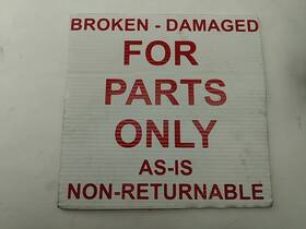 202-52447br Volvo As Is V70 Xc70 Passenger Right Front Lower Seat Cushion Black 01-07