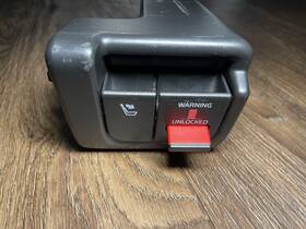30761357 Volvo V60 V70 Xc60 Xc70 Rear Folding Seat Latch Left Side Black With Cover