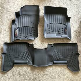 441801 Weathertech 2009 - 2015 Nissan Xterra Front And 2nd Row Floorliner Black