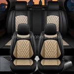 For Infiniti Full Set Car Cover 5-SEAT Front Rear Protectors Black&beige. Fixed Price $75.09.