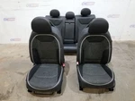 2025 Kia K4 Gt Line Complete Interior Seat Set Black Leather/cloth White Trim. Fixed Price $1170.88.