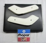 71 72 73 74 Charger Road Runner Gtx Standard Bench Seat Hinge Covers Set White. Fixed Price $19.99.