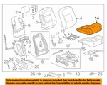 Gm Oem 15-23 Escalade Esv Driver Seat Components-cushion Cover 84549875. Fixed Price $194.51.
