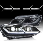 For 2018-2021 Volkswagen Golf MK7.5 Full Led Headlights Fits Halogen Model Pairs. Fixed Price $499.99.