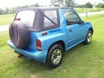Geo Tracker, Suzuki Sidekick, 1983-94; Top; Cami Vinyl Black. Fixed Price $199.99.