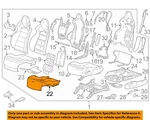 Gm Oem 14-19 Corvette Driver Components-seat Cushion Pad 22892420. Fixed Price $137.40.