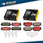 Front & Rear Ceramic Brake Pads For 2007-2017 Toyota Avalon Camry ES300H ES350. Fixed Price $33.08.