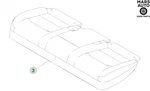 2020-24 Tesla Model Y Rear Second Row Lower Seat Cushion Black 1552127-TB-A Oem. Fixed Price $500.00.