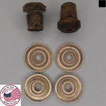 Mopar Nos Shock Bushings & Retainers Dodge Plymouth Chrysler 2298933 Made Usa. Fixed Price $110.00.