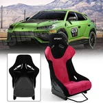 1PC Universal Red Suede Leather Fixed Position Racing Bucket Seats W/ Sliders. Fixed Price $252.69.