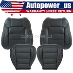 2015-23 Ford Mustang Driver / Passenger Perforated Leather Seat Cover Black. Fixed Price $65.15.