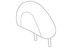 Genuine Nissan Headrest 86400-9MB0A. Fixed Price $158.19.