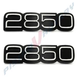 2850 Boot Front Guard Badges X2 Chrome New For Torana Lh Lx Fender Holden. Fixed Price $39.38.