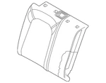 Genuine Audi Seat Back Cover 8Y0-885-806-G-GCN. Fixed Price $1013.67.